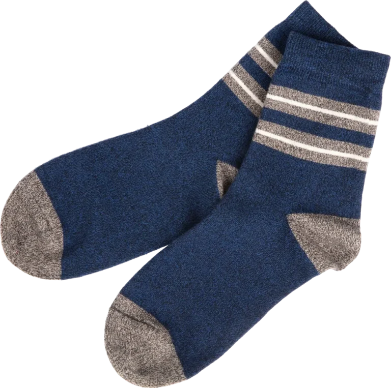 pair-socks-isolated-white-background